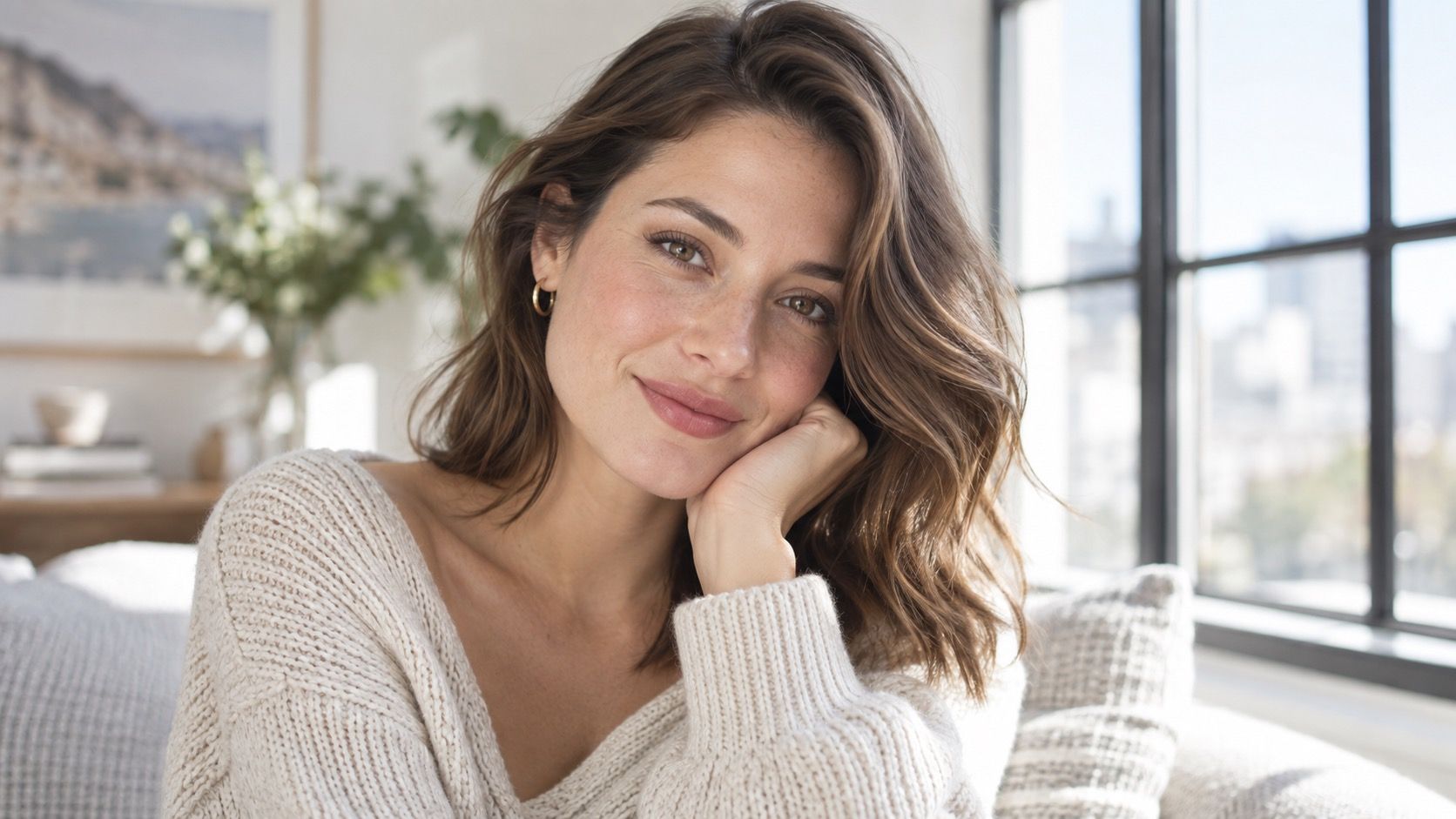 Round face shape features and styling ideas